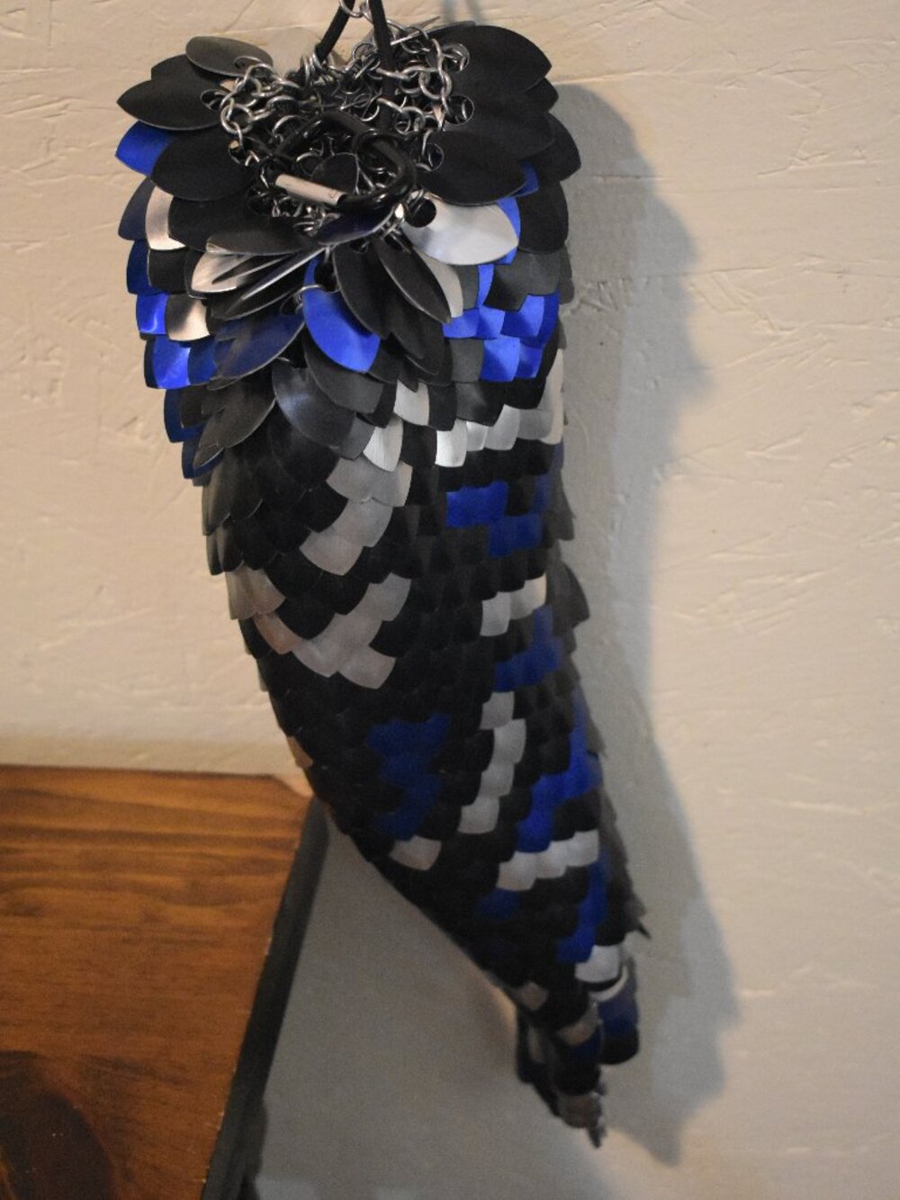 ScaleMaille Tail: 20inch Anodized Aluminum, Cosplay Fur